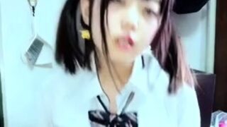 Japanese teen getting toyed and extremely tickled